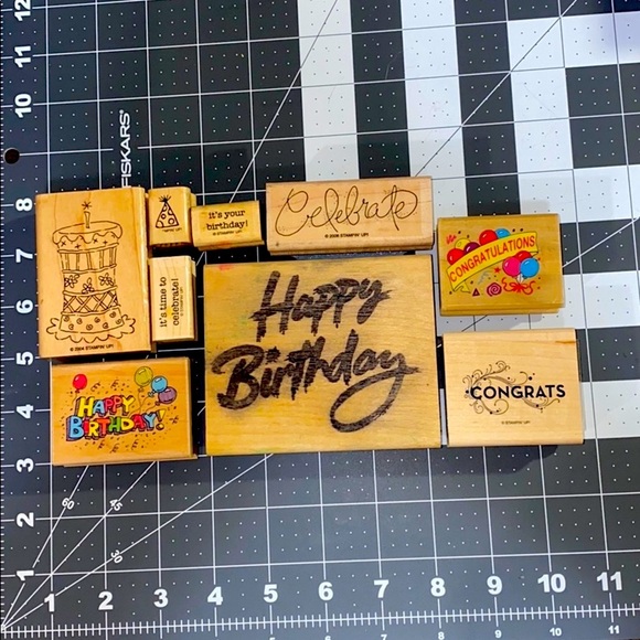 Stampin' Up! Other - Celebrate Rubber Stamp Bundle (9-pc)